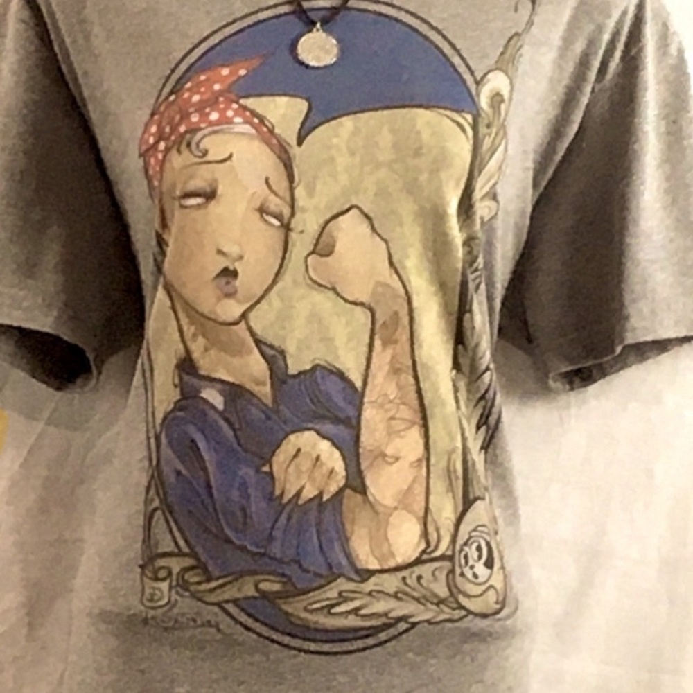 We Can Do It Graphic T shirt.